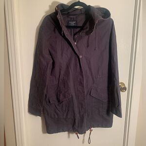 Abercrombie & Fitch EUG navy blue cargo utility jacket Size small